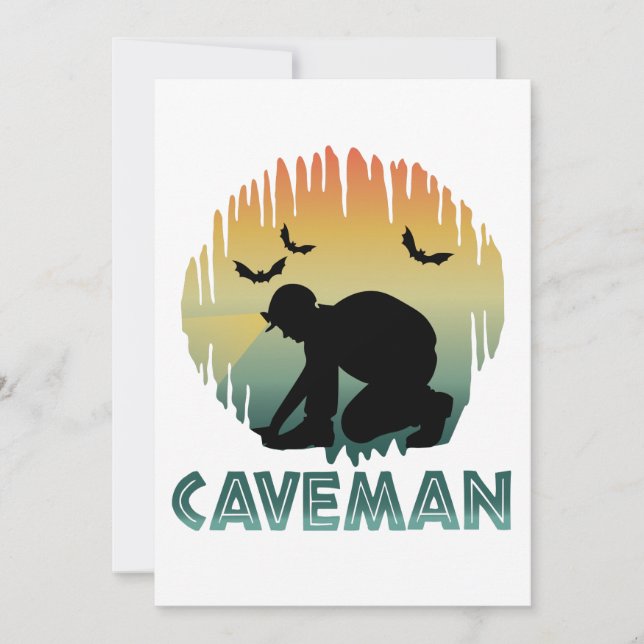 Caveman - Spéléologie Caver (Devant)