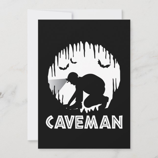 Caveman - Spéléologie Drôle (Devant)