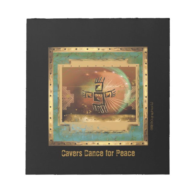 Cavers Dance for Peace petit bloc-notes (Devant)