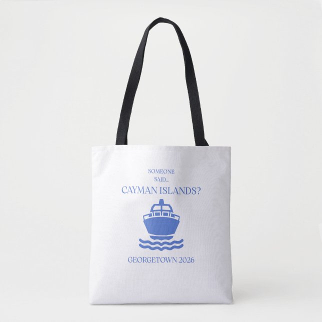 Cayman Islands Cruise Shoulder Tote Bag Georgetown (Devant)