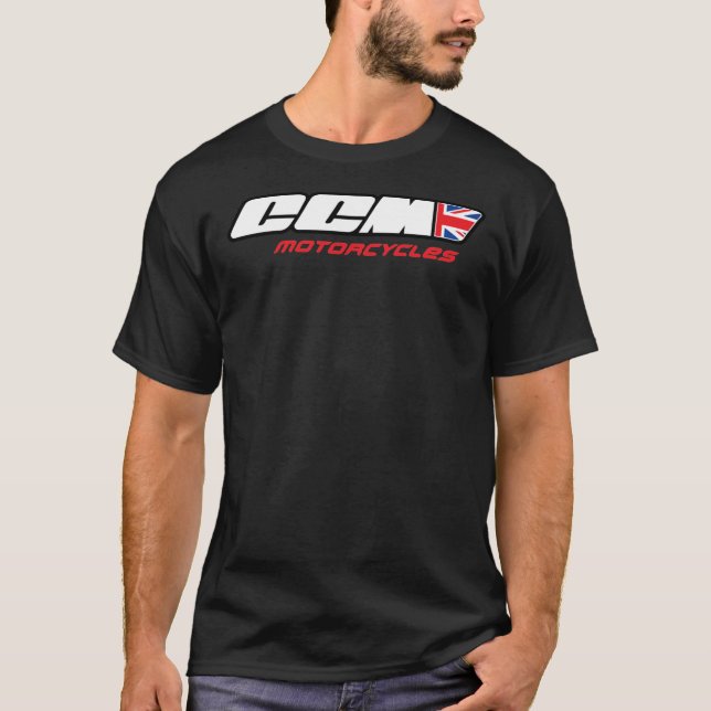 CCM Cycles moteurs British Logo Classic T-shirt (Devant)