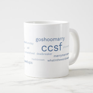 CCSF Blue Hashtag 20 oz. Mug