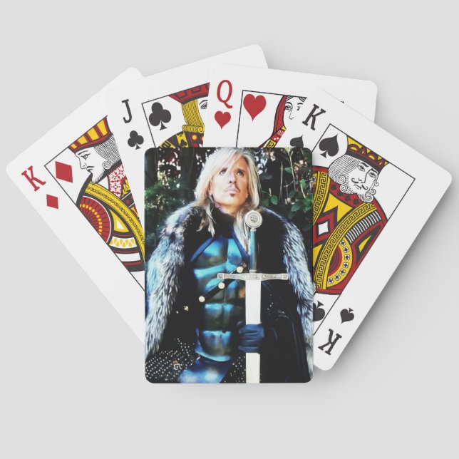 CDO- chevalier des troisième cartes de jeu de (dos)
