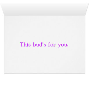 Ce bourgeon pour vous