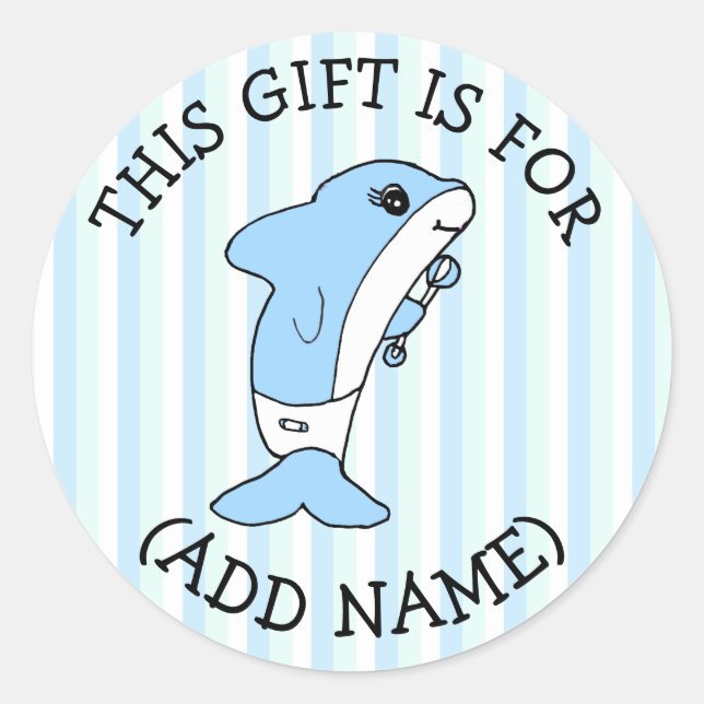 Ce cadeau est pour (Ajouter un nom) étiquette cade (Devant)