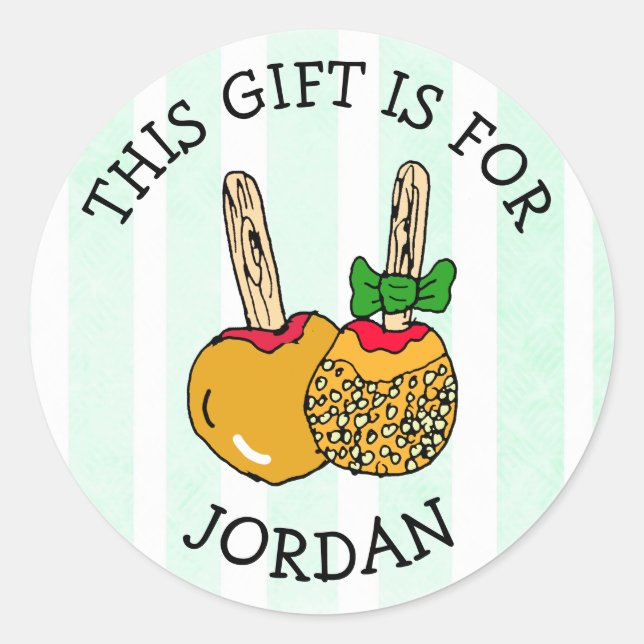 Ce cadeau est pour (Ajouter un nom) étiquette cade (Devant)