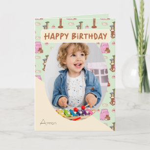 Ce Chat Vie Chat Motif Nom de la photo Carte d'ann