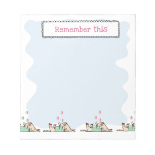 Ce Chien Vie Jongle Boules Bloc-notes bleu