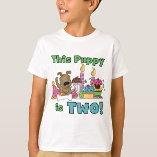 Ce chiot est deux t-shirts et cadeaux