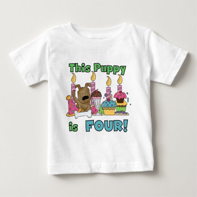 Ce chiot est quatre t-shirts et cadeaux (Devant)