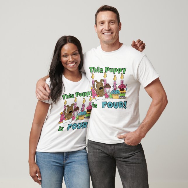 Ce chiot est quatre t-shirts et cadeaux (Unisexe)
