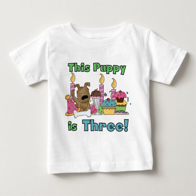 Ce chiot est trois t-shirts et cadeaux (Devant)