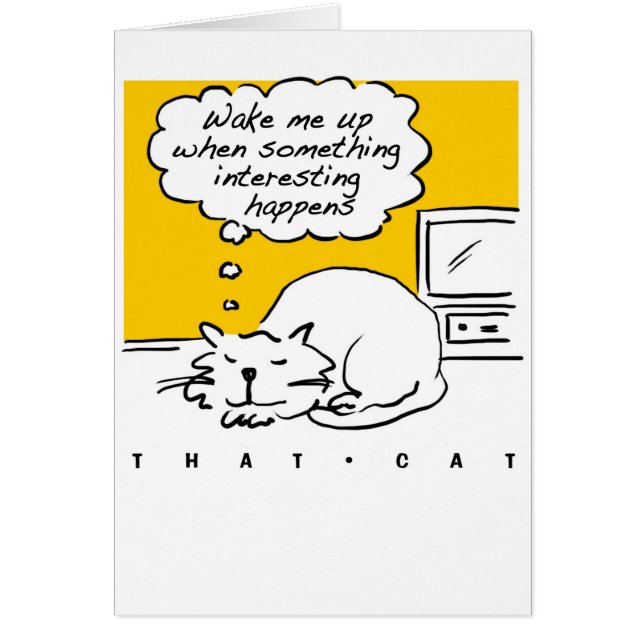 Ce dessin de chat. Chat qui dort. (Devant)