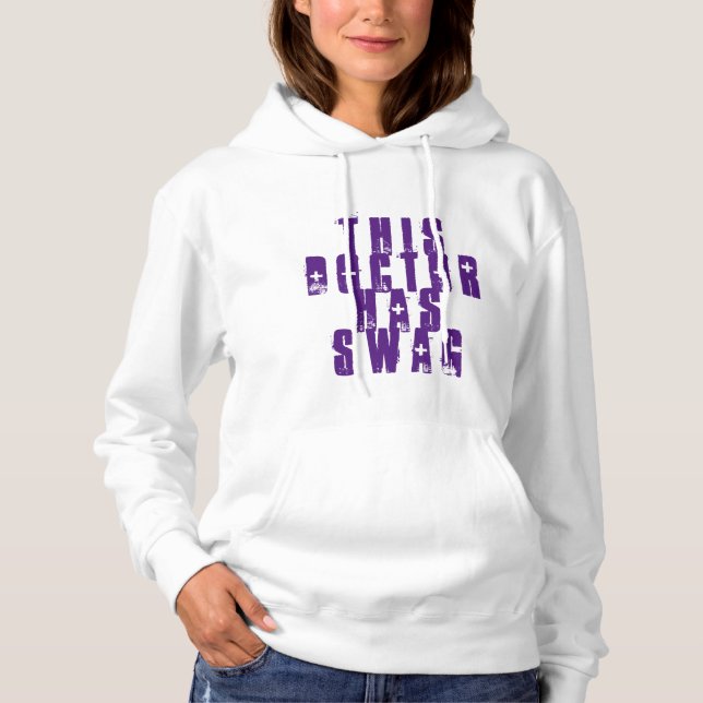 "Ce docteur a swag" Sweat - shirt à capuche (Devant)
