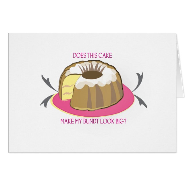 Ce gâteau rend-il mon sembler de Bundt grand ? (Devant horizontal)