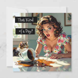 Ce genre de journée ? Drôle café Spilt