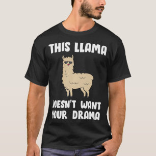 Ce lama ne veut pas de votre pullover drame