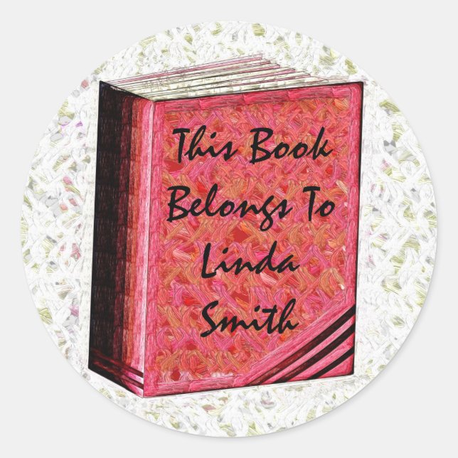 Ce Livre Appartient À... Autocollant (Devant)