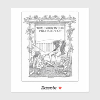 "Ce livre appartient à" Autocollant d'étiquette de