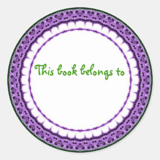 CE LIVRE APPARTIENT À... des autocollants