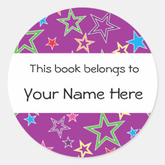 Ce Livre Appartient À Sticker Personnalisé