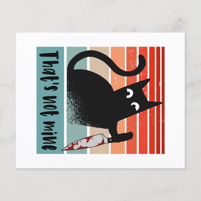 Ce n'est pas le mien, Chat Innocent avec couteau C (Devant)