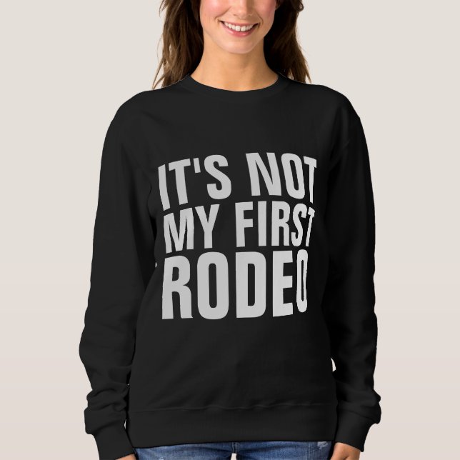 CE N'EST PAS MON PREMIER T-Shirts RODÉO Black (Devant)