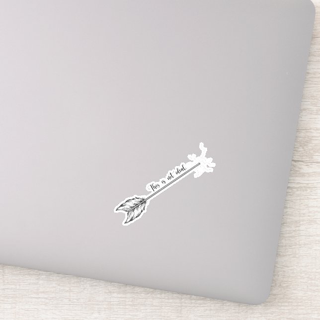 Ce n'est pas un autocollant idéal - B&W (Détail)