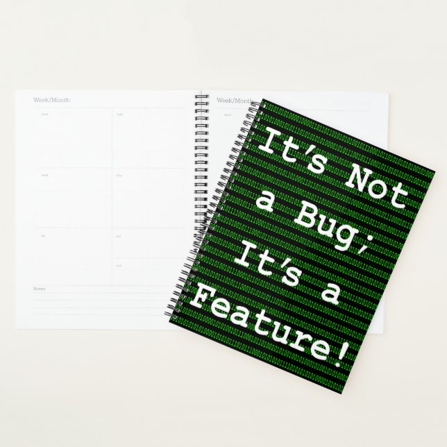 Ce n'est pas un bug ; c'est une fonctionnalité ! (Devant avec enveloppe)