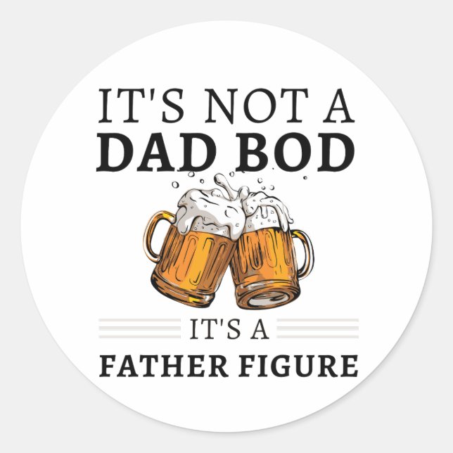 Ce n'est pas un papa Bod C'est un père Sticker (Devant)
