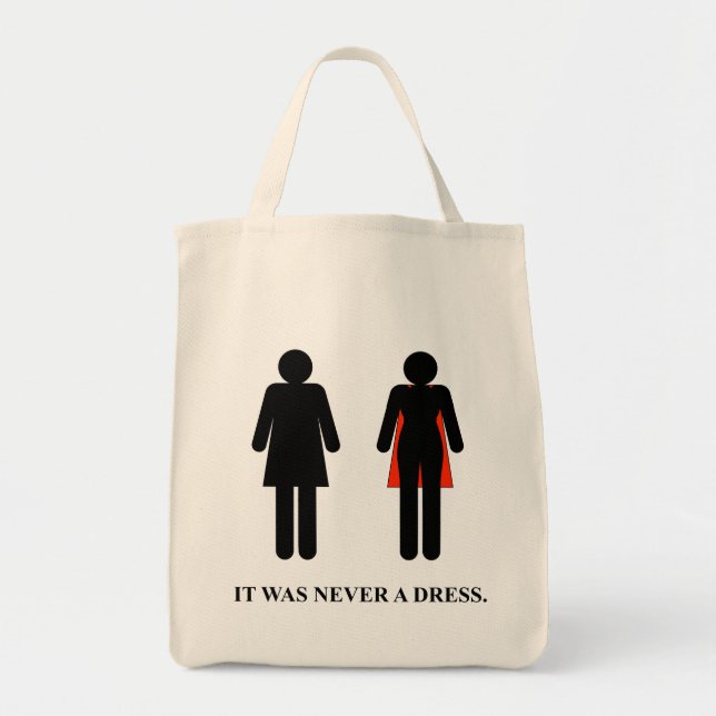 Ce n'était jamais une robe - Sac fourre-tout (Devant)