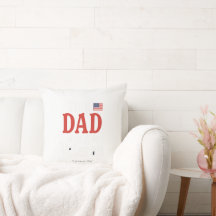 Ce papa est un vétéran Coussin – Cadeau sincère