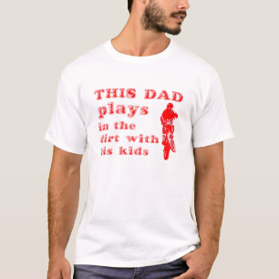 Ce Papa Joue Dans La Poussière T-Shirt Motocross V