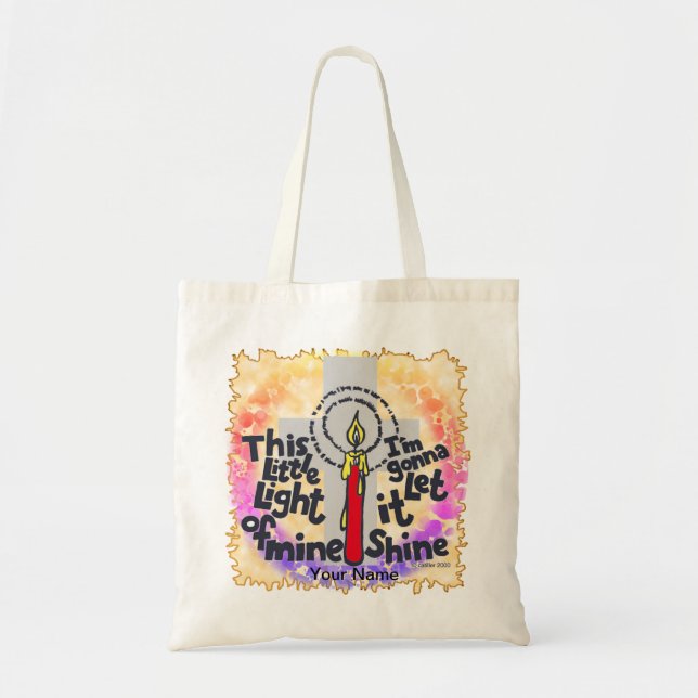 Ce Petit sac fourre-tout chrétien Lumière (Devant)