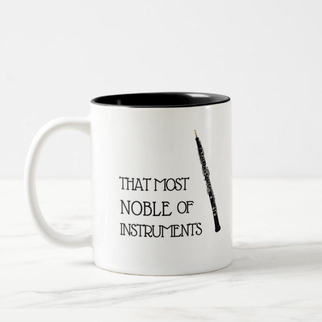 Ce plus noble des instruments - tasse de hautbois (Gauche)
