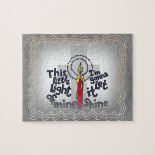 Ce puzzle chrétien de petite lumière