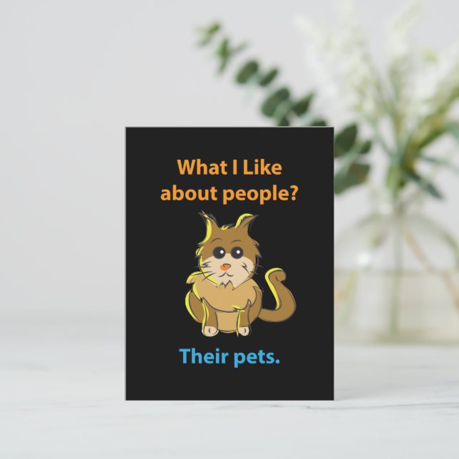 Ce que j'aime à propos des cartes de personnes (Debout devant)