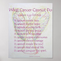 Ce que le cancer ne peut pas faire Poster Poster I