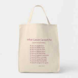Ce que le cancer ne peut pas faire Sac fourre-tout