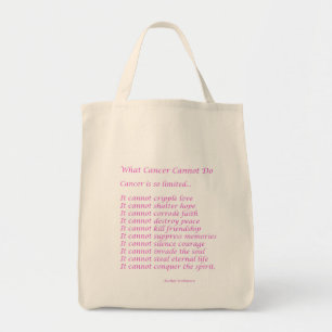 Ce que le cancer ne peut pas faire Sac fourre-tout