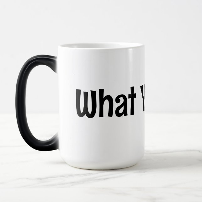 Ce Que Tu Dis ! Café Mug (Gauche)