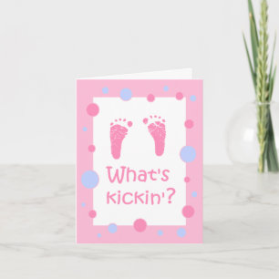 Ce qui est invitation de baby shower de Kickin