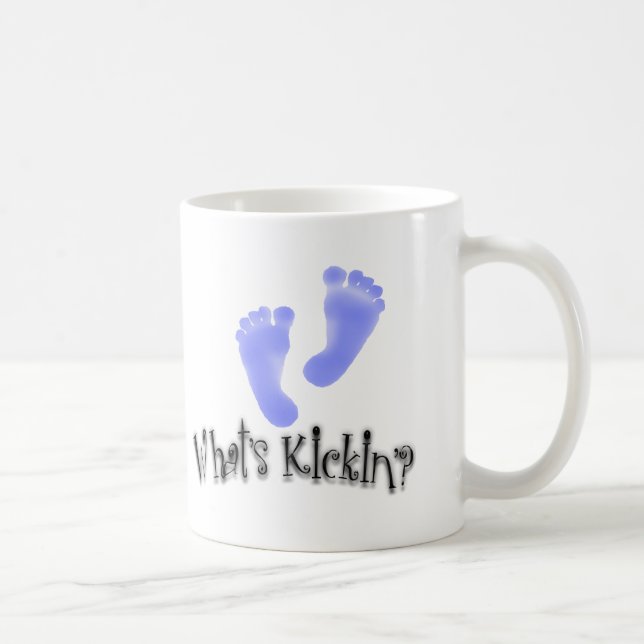 Ce qui est tasse de faire-part de bébé de Kickin'? (Droite)