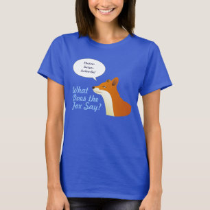 Ce qui fait le Fox pour indiquer le T-shirt drôle