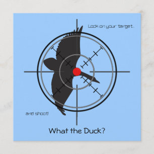 Ce qui le canard ? Invitation de fête