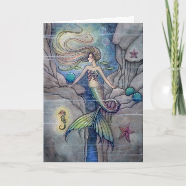 Ce qui se cache sous la carte de la mignonne sirèn (Devant)