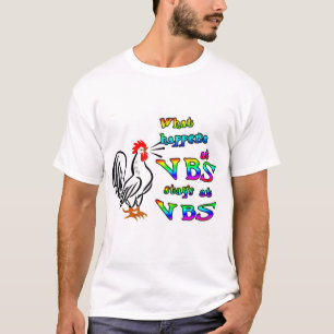 Ce qui se produit aux séjours de VBS au T-shirt d