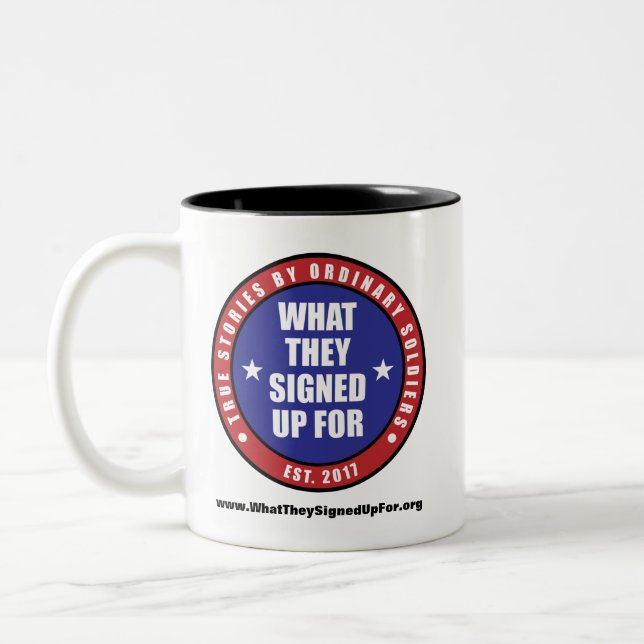 Ce qu'ils se sont inscrits pour la tasse (Gauche)