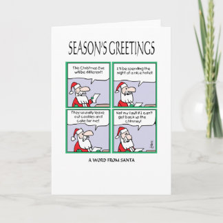 Ce réveillon de Noël sera différent ! carte