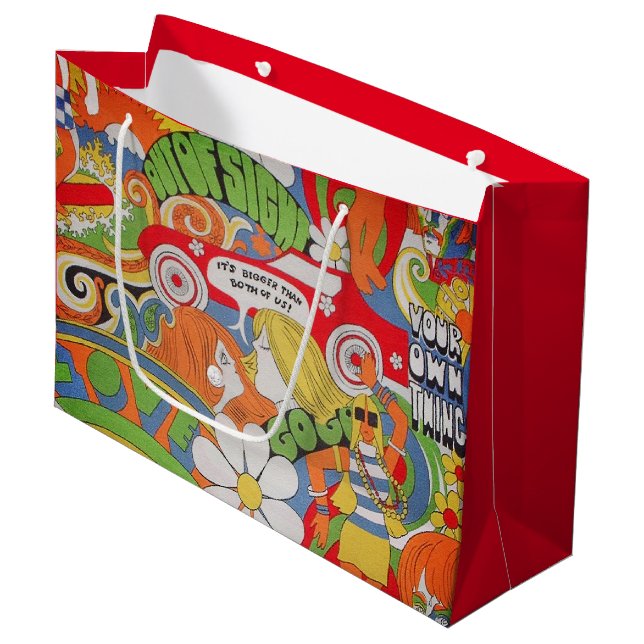 Ce sac cadeau les années 70 (Devant Angle)